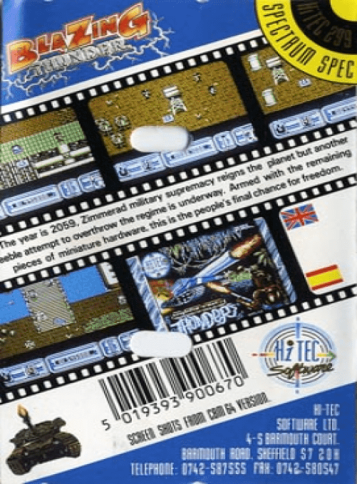 Blazing Thunder - Dos