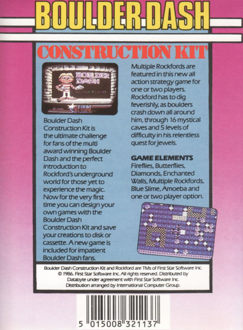 Boulder Dash Construction Kit - Dos