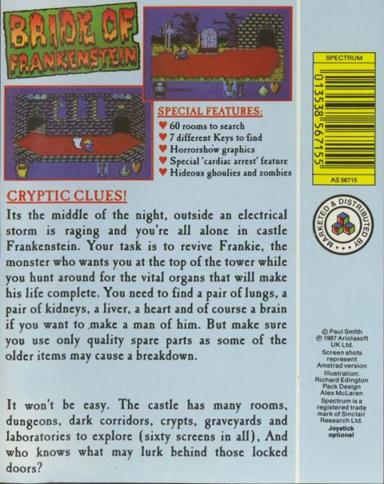 Bride Of Frankenstein - Dos