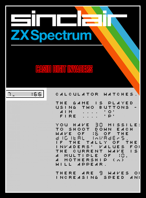 CASIO Digit Invaders
