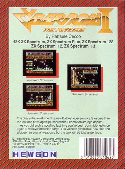 Cybernoid 2 - The Revenge - Dos