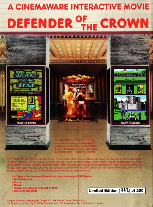 Defender Of The Crown - Dos