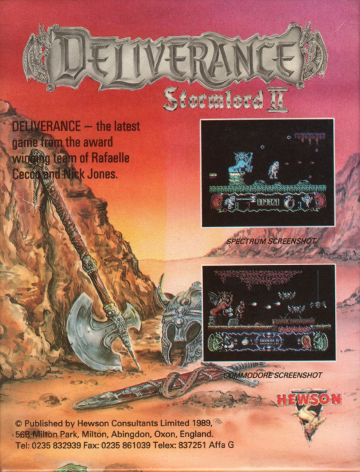 Deliverance - Stormlord 2 - Dos