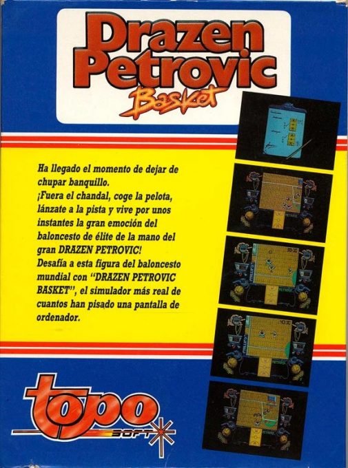 Drazen Petrovic Basket - Dos