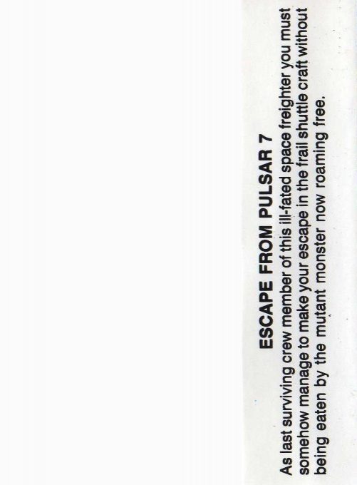 Escape From Pulsar 7 - Dos