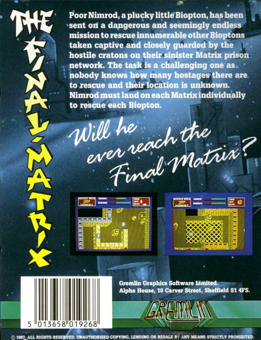 Final Matrix, The - Dos