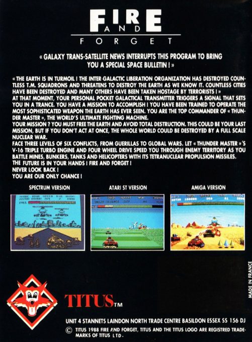 Fire And Forget - Dos