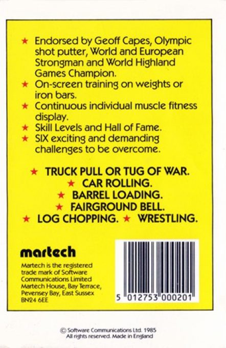 Geoff Capes Strongman - Dos