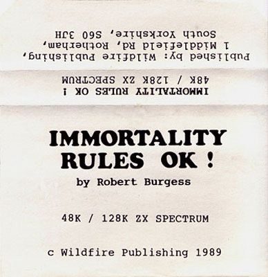 Immortality Rules OK