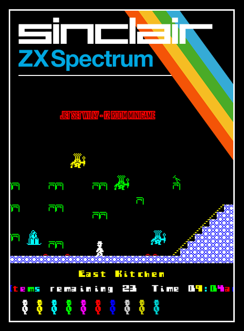 Jet Set Willy - 12 Room Minigame