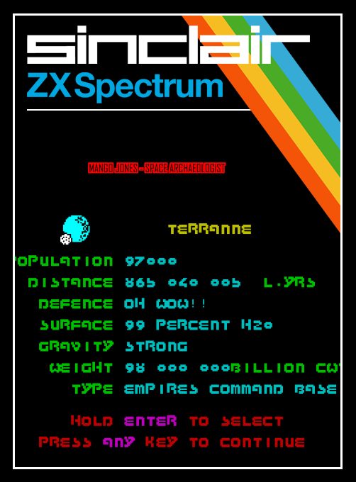 Mango Jones - Space Archaeologist