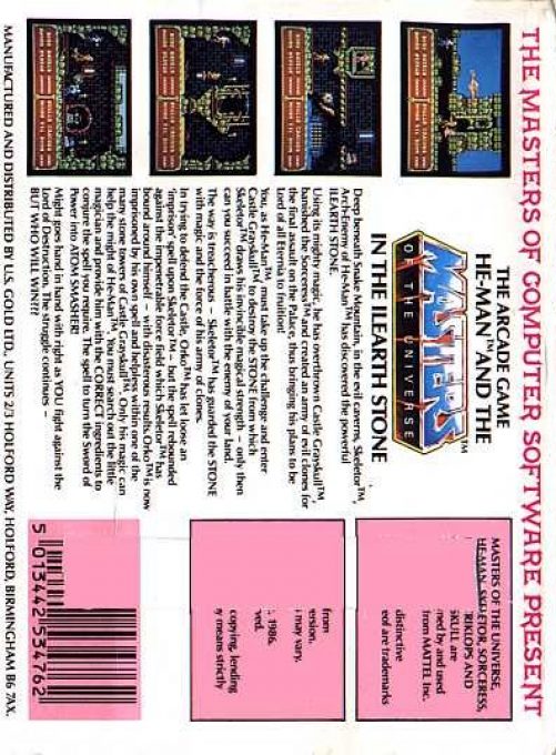Masters of the Universe - The Arcade Game - Dos