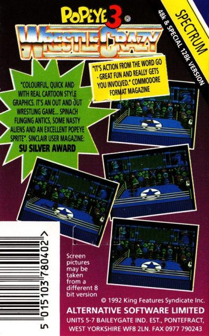 Popeye 3 : Wrestle Crazy dos