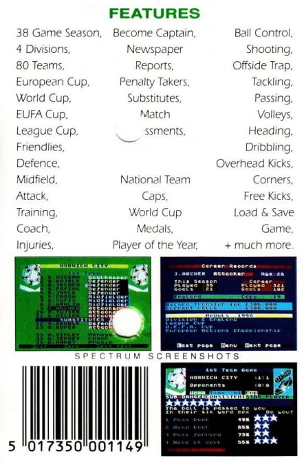 Professional Footballer dos