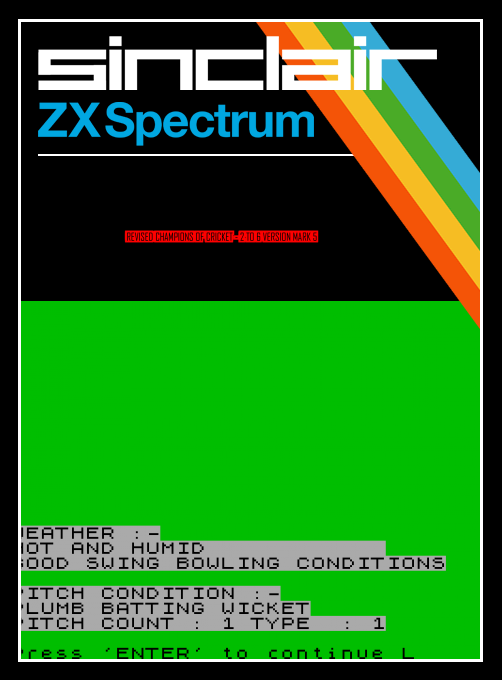 Revised Champions Of Cricket - 2 To 6 Version Mark 5