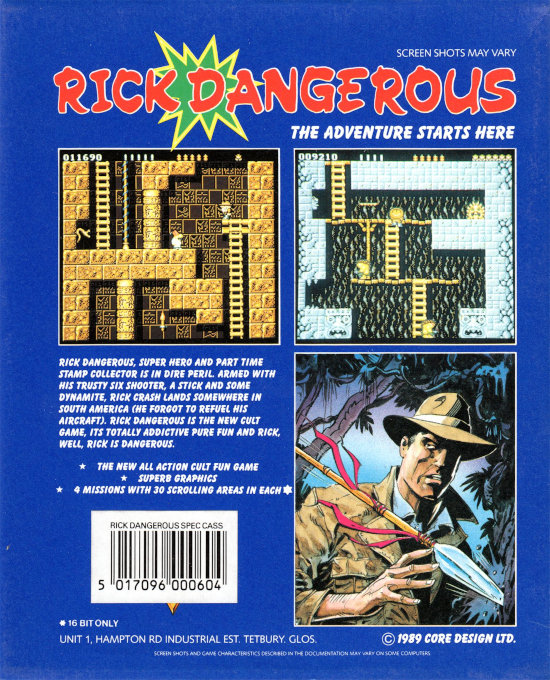 Rick Dangerous dos