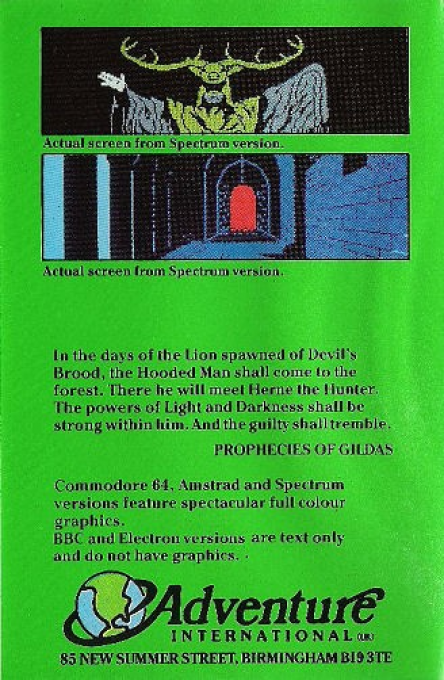 Robin Of Sherwood - The Touchstones Of Rhiannon dos