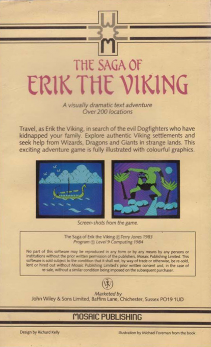 Saga Of Erik The Viking, The dos