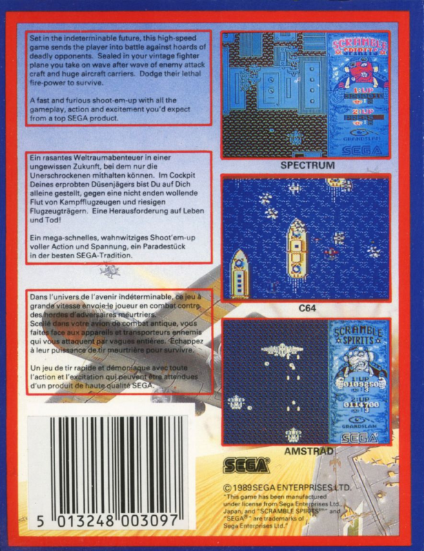 Scramble Spirits dos