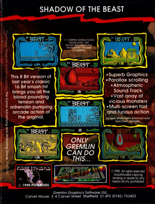 Shadow Of The Beast dos