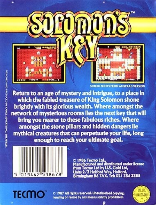 Solomon's Key dos